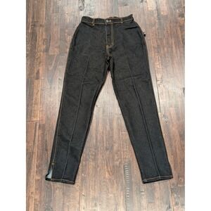 Vintage Y2K Braxton Stretch Jeans Juniors Size 3 24x36 Dark Wash Tapered‎ Leg